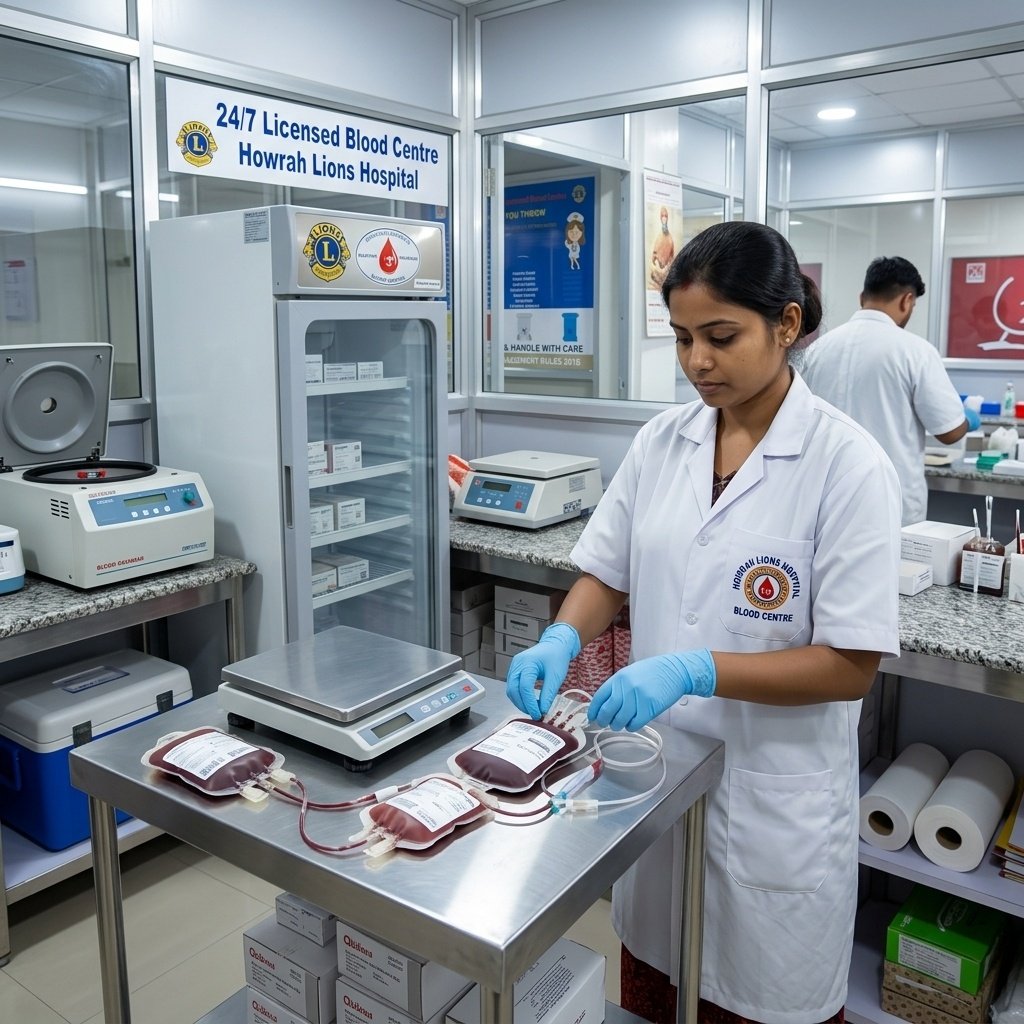 Blood Bank Processing Laboratory